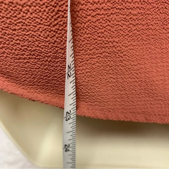 Haute Monde dark orange-brown on/off shoulder top size medium - Picture 5 of 10